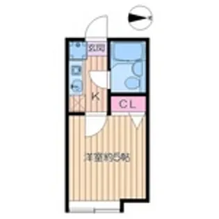 プチクレール北綾瀬D【2階】の間取り
