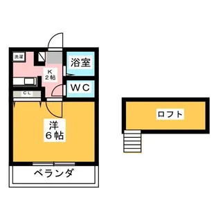 ラ・カサ半田【1階】の間取り