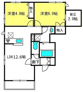 Duo清河寺 I【1階】の間取り