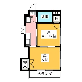 町田ビル【4階】の間取り