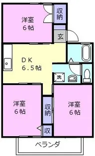 アーバンステージ市川 A【2階】の間取り