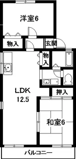 ボナール平子【1階】の間取り