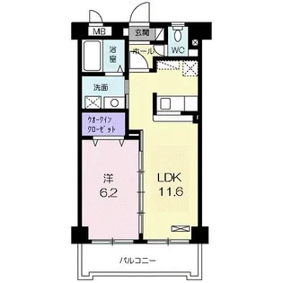 さくらマンション【4階】の間取り
