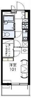 レオパレス三九郎【3階】の間取り