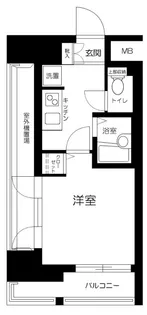 サンシティ月島アヴァンツァーレ【9階】の間取り