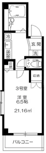 ティアラ御徒町【4階】の間取り