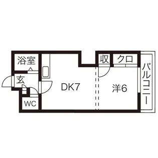 ノールアベニュー14【4階】の間取り