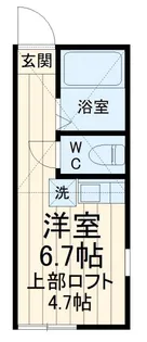 ユナイト柴口チャーリーの杜【1階】の間取り