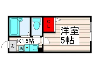 ノーザンロード西新井【1階】の間取り