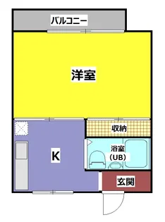 メゾン有村【2階】の間取り
