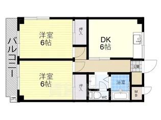 サンライフ堺【3階】の間取り