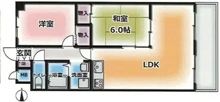 エクセル東加古川弐番館【4階】の間取り
