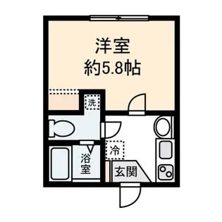 シティハイム清雅タチカワ【2階】の間取り