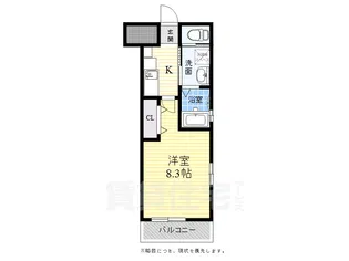 ワコーレヴィータ高槻八丁畷South【1階】の間取り