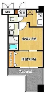 福岡県福岡市中央区天神3【マンション】の間取り