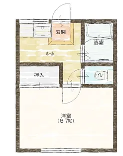 sayanoアパート【2階】の間取り
