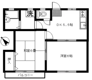 リバーフィールド杉田SW【2階】の間取り