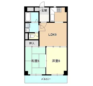 シャル宮城野【3階】の間取り