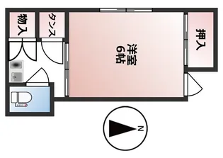 のぞみ荘【2階】の間取り