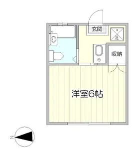 サンアンドパームIKEDA【1階】の間取り