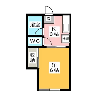 第2コーポ北村【1階】の間取り