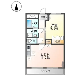ジュピター【1階】の間取り