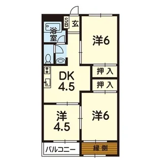 カーサ・セレーノ【3階】の間取り