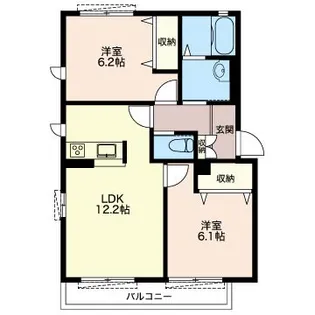 プロヌーブ寿町【1階】の間取り