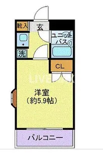 ジョイフル池上【4階】の間取り