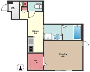 シャトレーン【1階】の間取り