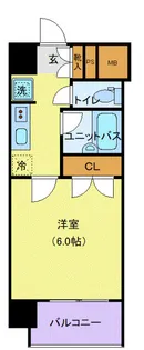 MAXIV関内(マキシヴ関内)【3階】の間取り