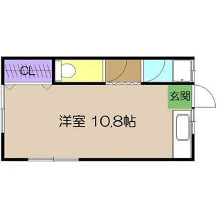 第1杉本ハイム【2階】の間取り