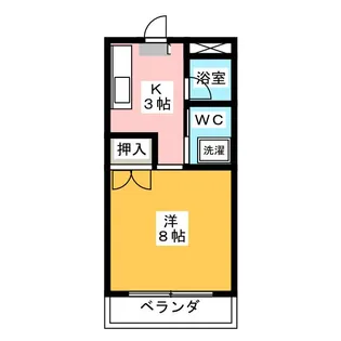 メゾン・ラ・テール【1階】の間取り