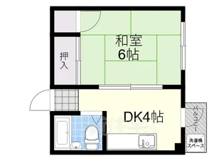 クレセントマンション【2階】の間取り
