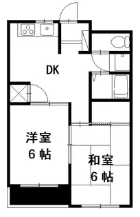 ホワイトハウス【3階】の間取り