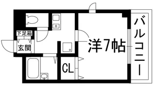 ラフォーレ池田【2階】の間取り