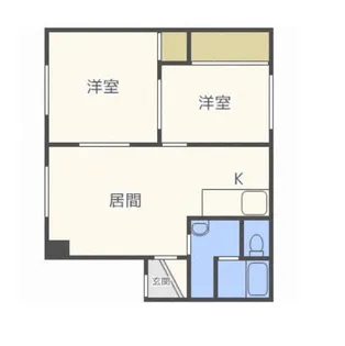ノースシティ明【3階】の間取り