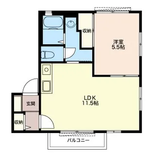 イーグル【1階】の間取り