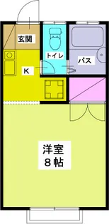 ユーアイヒルズA【1階】の間取り