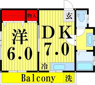 小林マンション【3階】の間取り