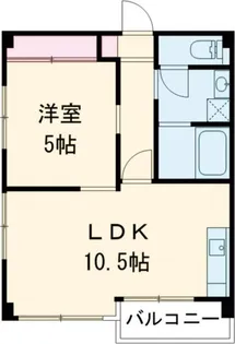 ヒュース・テン【3階】の間取り