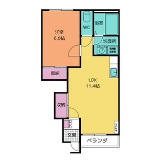 グリーン エステート【1階】の間取り