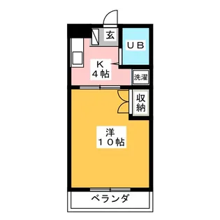 ヴィラージュII【2階】の間取り
