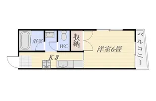 シティハイツ下荒田【2階】の間取り