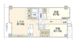 コスモ池田山公園【3階】の間取り