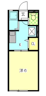 ジュビロII【2階】の間取り