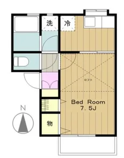 アドバンスハイム【1階】の間取り