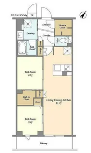 KDXレジデンス田園調布南【2階】の間取り