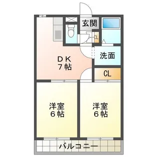 マ・シェリー【2階】の間取り