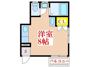 アモールF【1階】の間取り